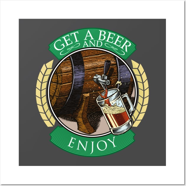 Get a beer and enjoy Wall Art by Don Güero Laboratories